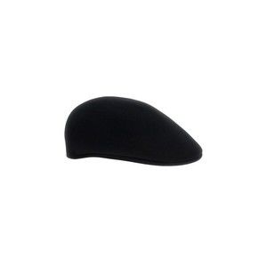 Borsalino Fitted Black Shaved Felt Golf Cap - NWT